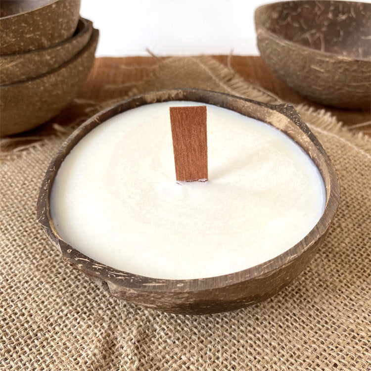 Natural Coconut Wax Candle - Coconut Flavor