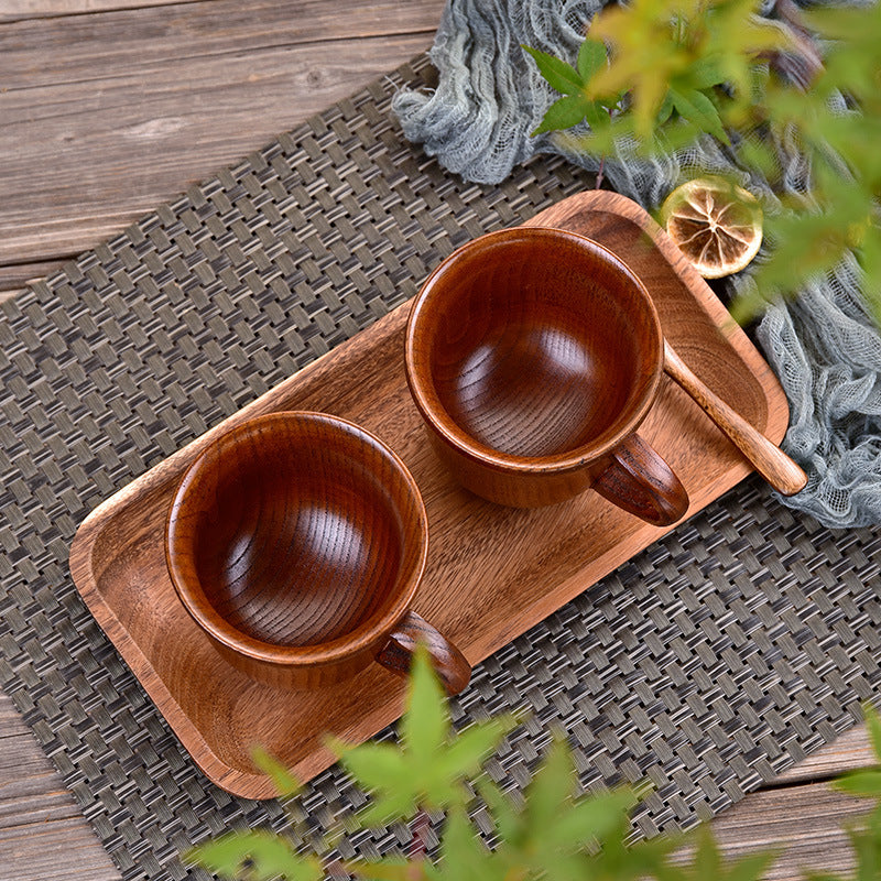 Elegant Wood Drink Cup
