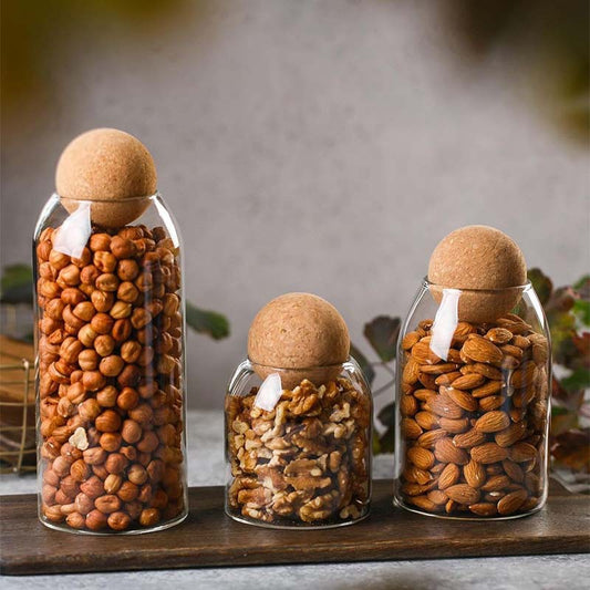 PureCork Glass Storage Jar