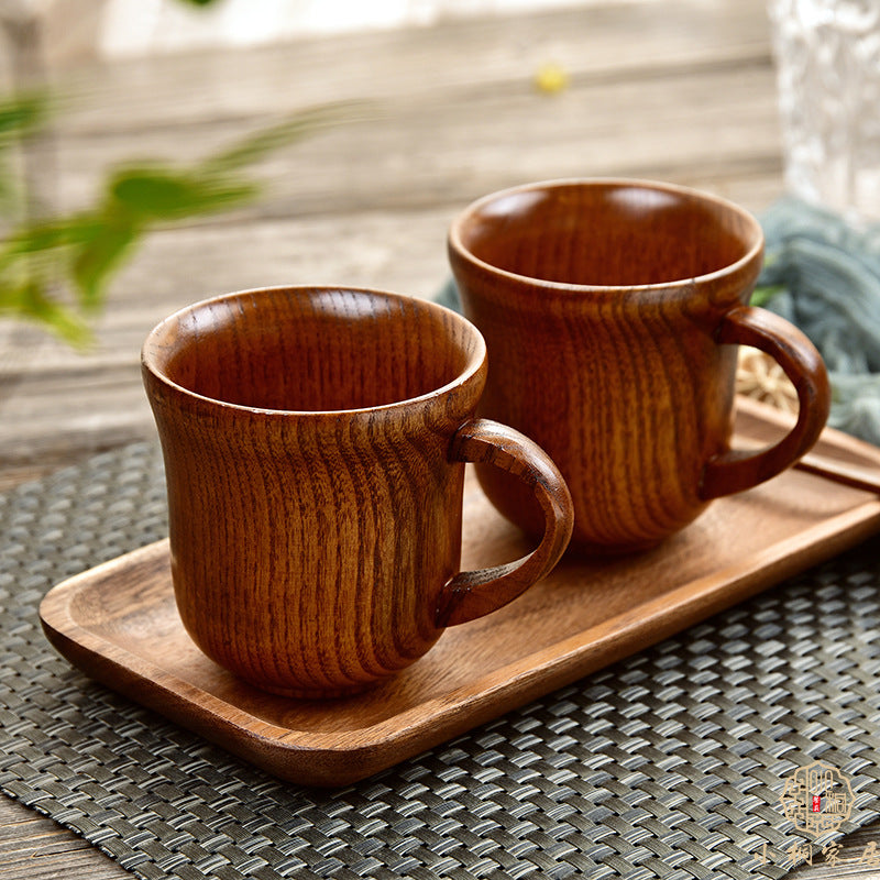 Elegant Wood Drink Cup
