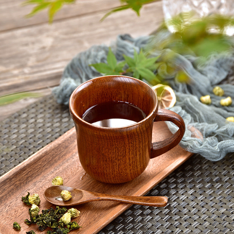 Elegant Wood Drink Cup