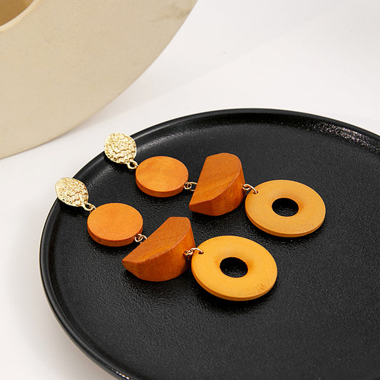 Hydra Wooden Earrings