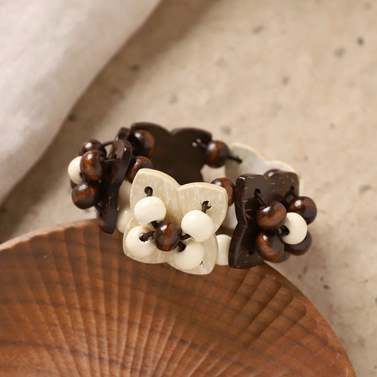 Coconut Shell Star Bracelet