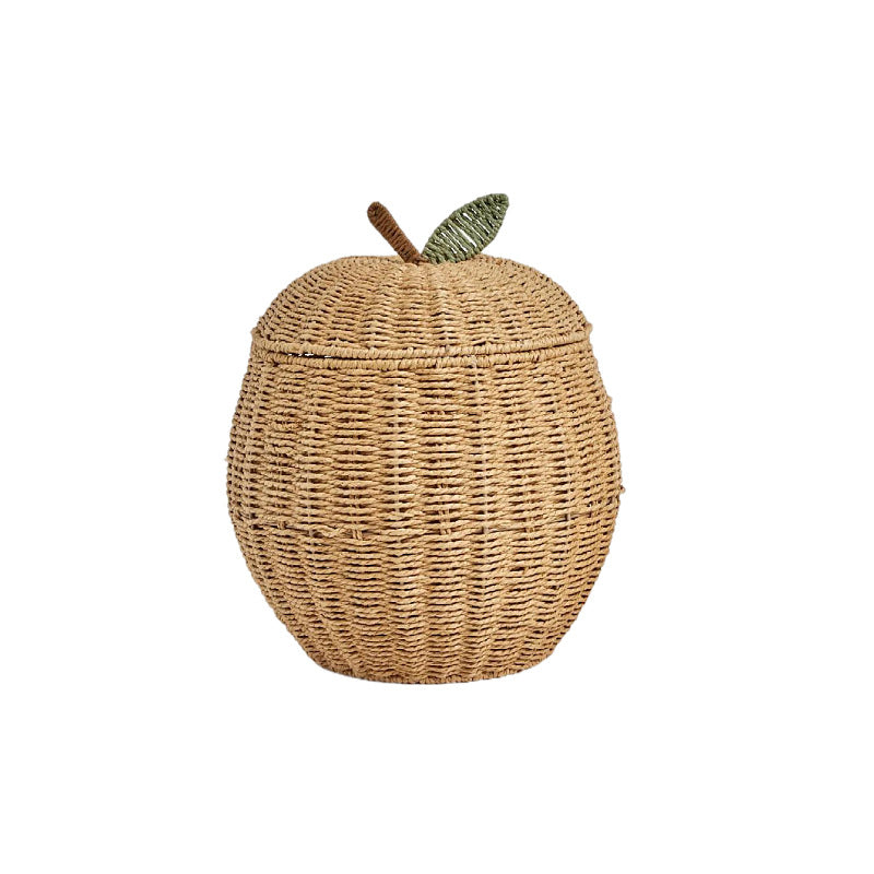 Hand-woven Decorative Apple or Pear Storage Basket
