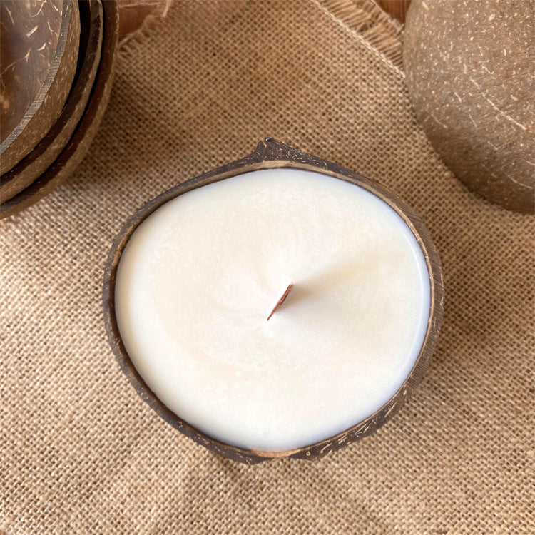 Natural Coconut Wax Candle - Coconut Flavor
