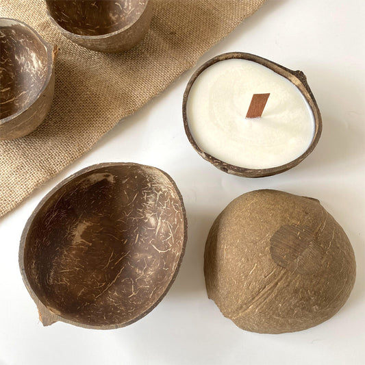 Natural Coconut Wax Candle - Coconut Flavor