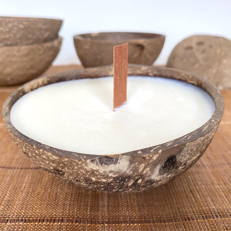 Natural Coconut Wax Candle - Coconut Flavor