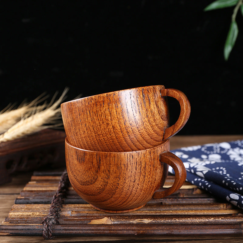 Vintage Wood Cofee / Tea Cup