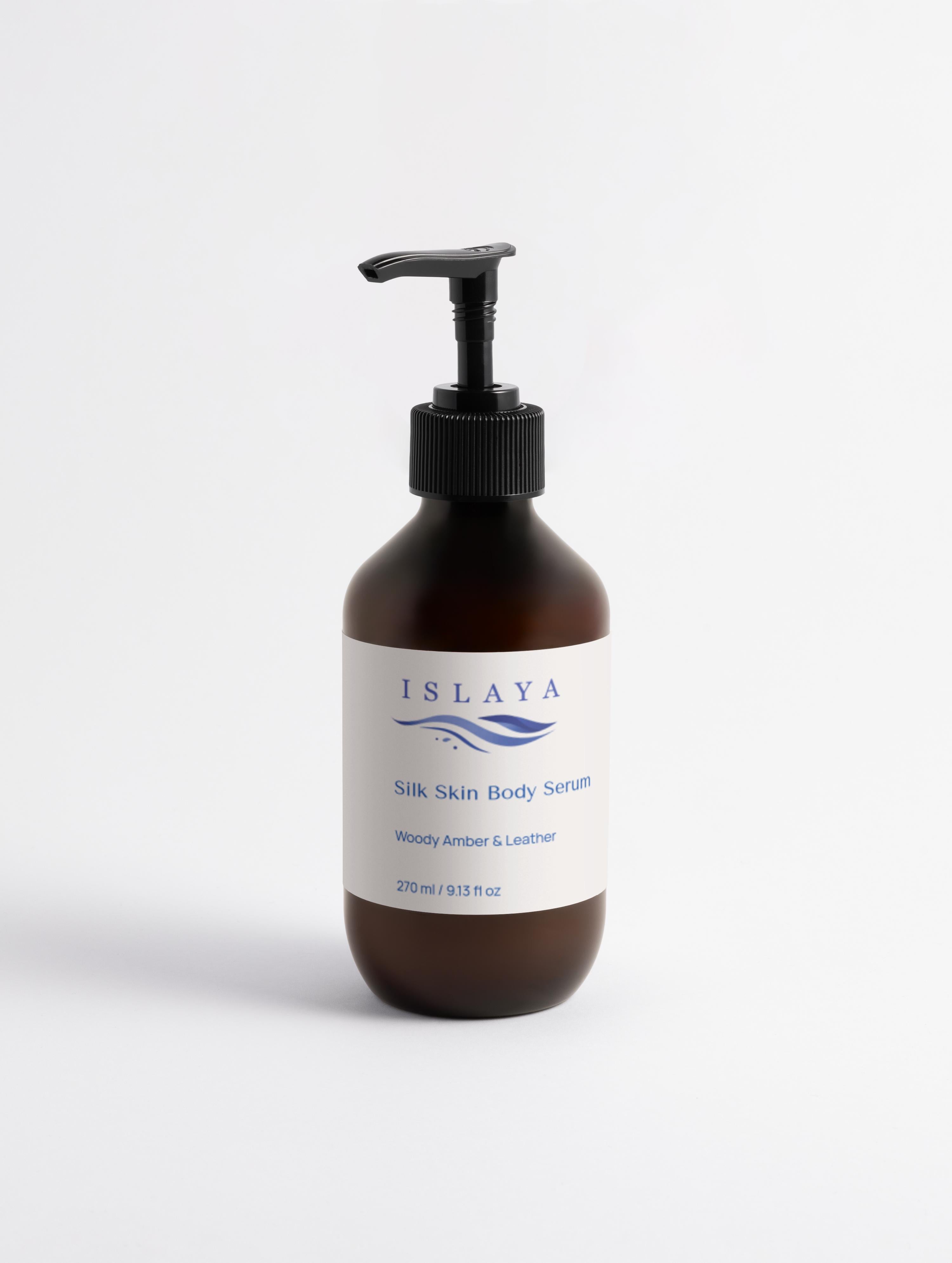 Silk Skin Body Serum, Woody Amber & Leather