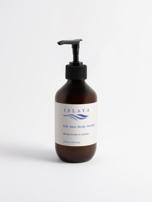 Silk Skin Body Serum, Woody Amber & Leather